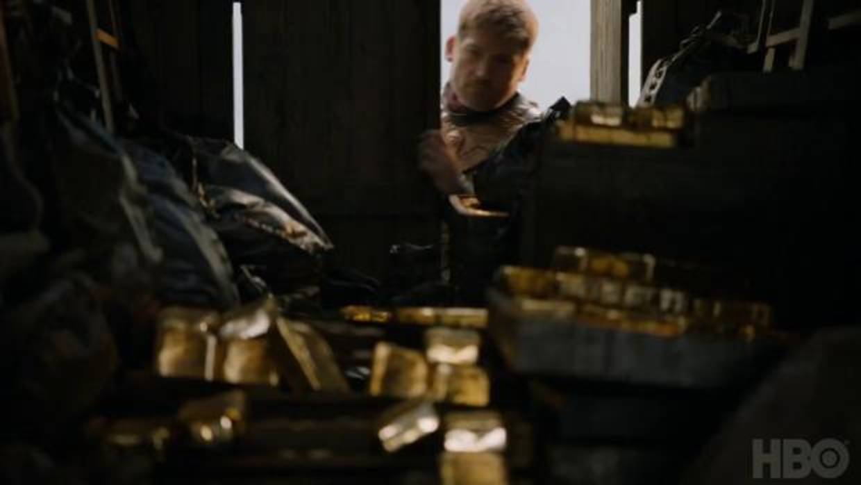 Fotograma del cuarto capítulo de la serie con Jaime Lannister en el Castillo de Almodóvar