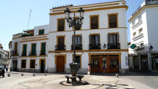 Vista actual de la plaza de la Almagra