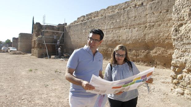 La obra de la muralla del Marrubial avanza según las previsiones