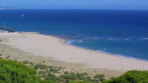 Playa de la Hierbabuena, en Barbate