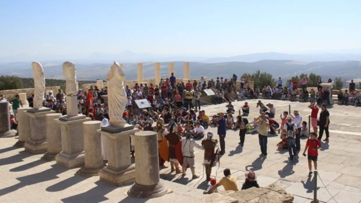 Torreparedones durante una recreación histórica