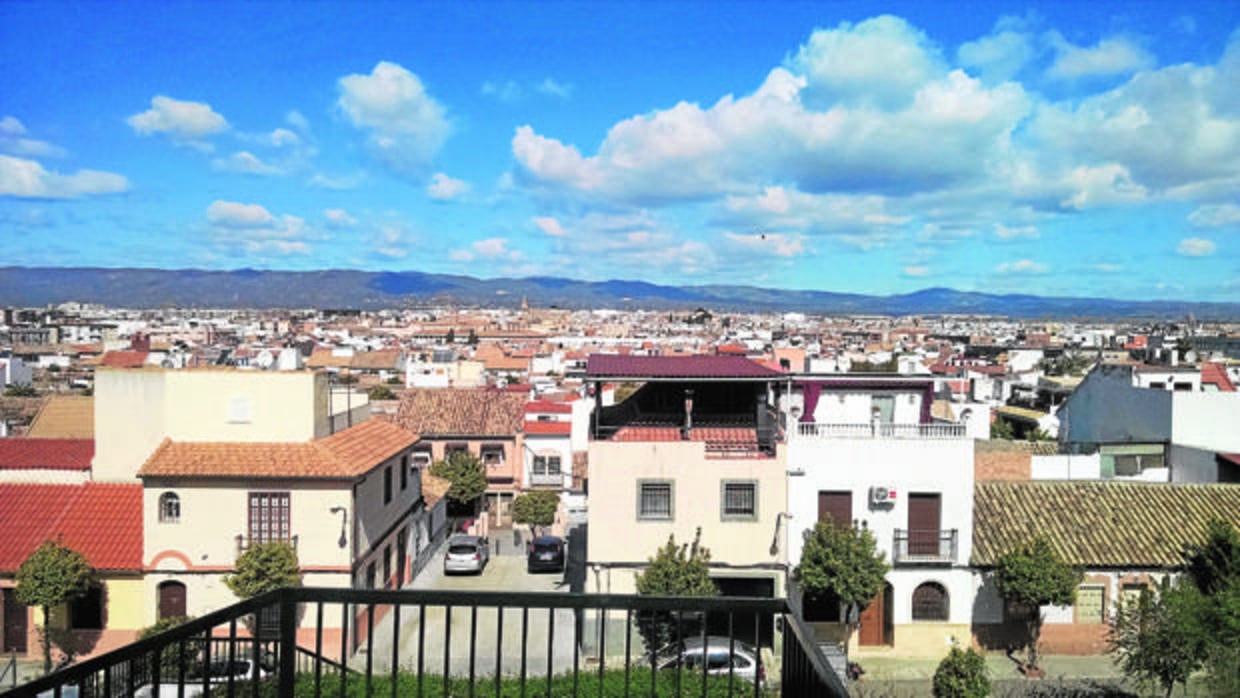 Vista de la ciudad desde la zona donde se plantea construir el mirador, enFray Albino