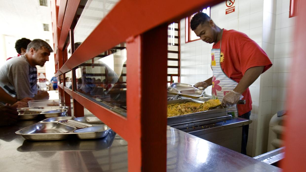 Imagen de un comedor en un presido español