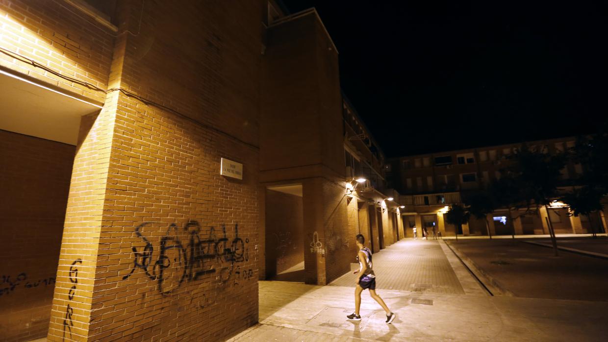 Patio La Voz del Pueblo donde sucedieron los hechos el pasado sábado