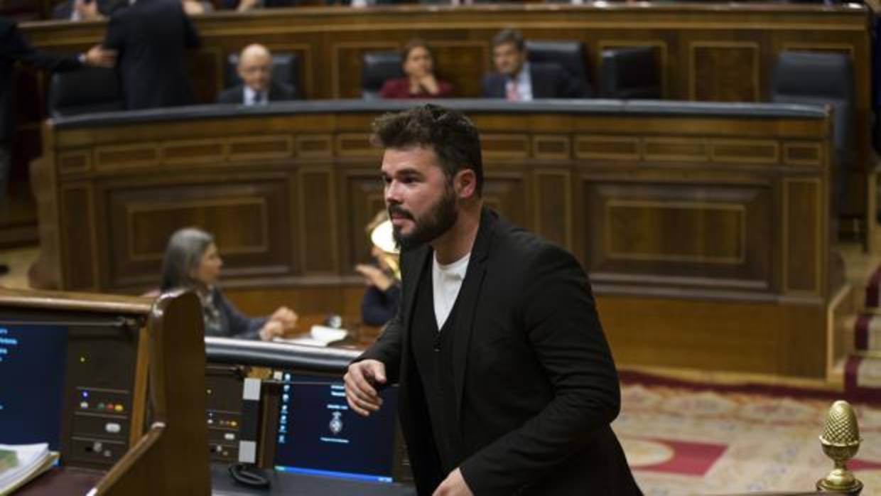 El diputado de ERC Gabriel Rufián, de origen andaluz