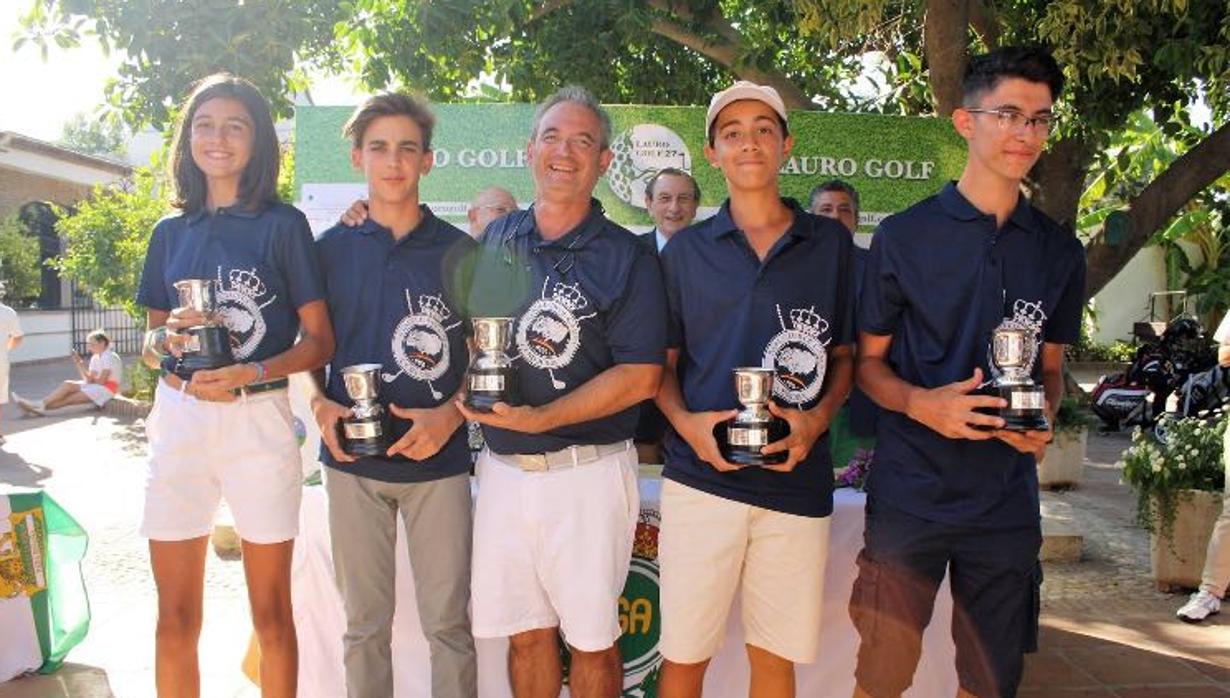 Los componentes del equipo del Real Club de Campo de Córdoba