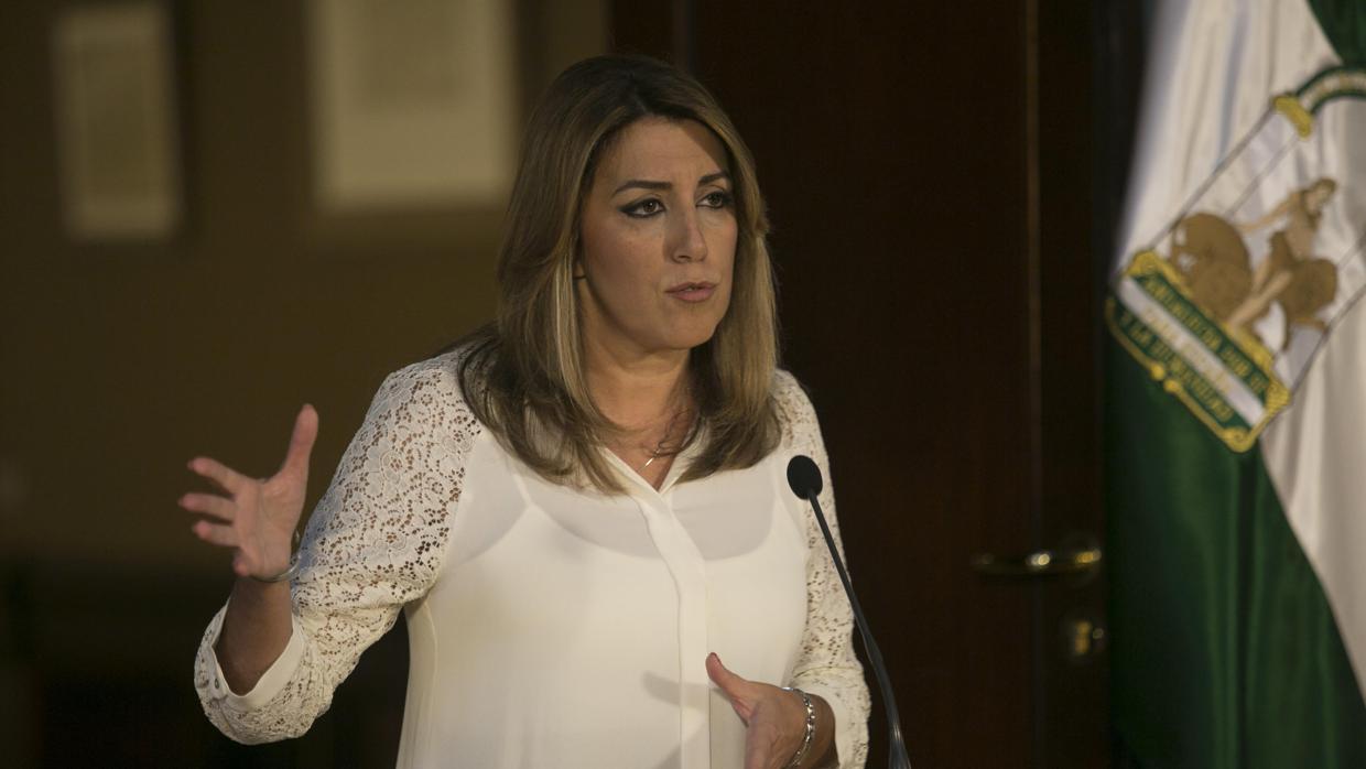 La presidenta de Andalucía, Susana Díaz, este miércoles