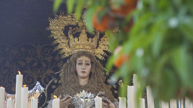 La Virgen del Mayor Dolor en su Soledad de Córdoba volverá el domingo tras su restauración