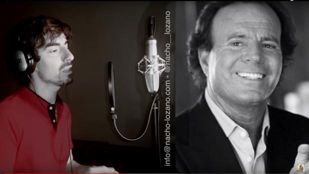 Un «Que viva España» de quince cantantes distintos en la única voz de un cordobés