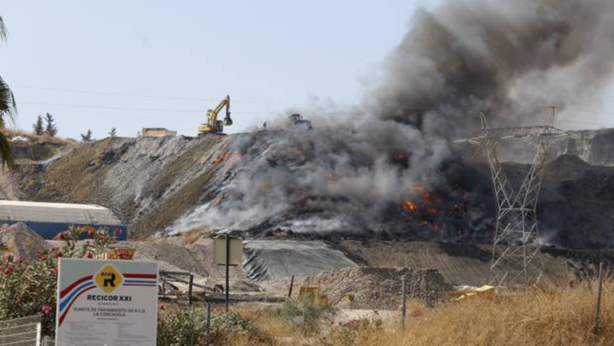 Incendio en la planta de Recicor