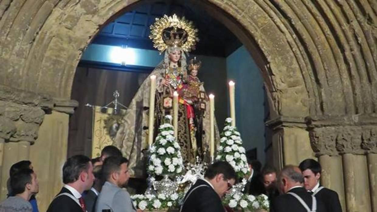 La Virgen del Carmen, en su rosario del pasado año