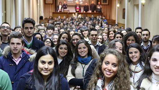 Jóvenes participantes en el encuentro del año pasado