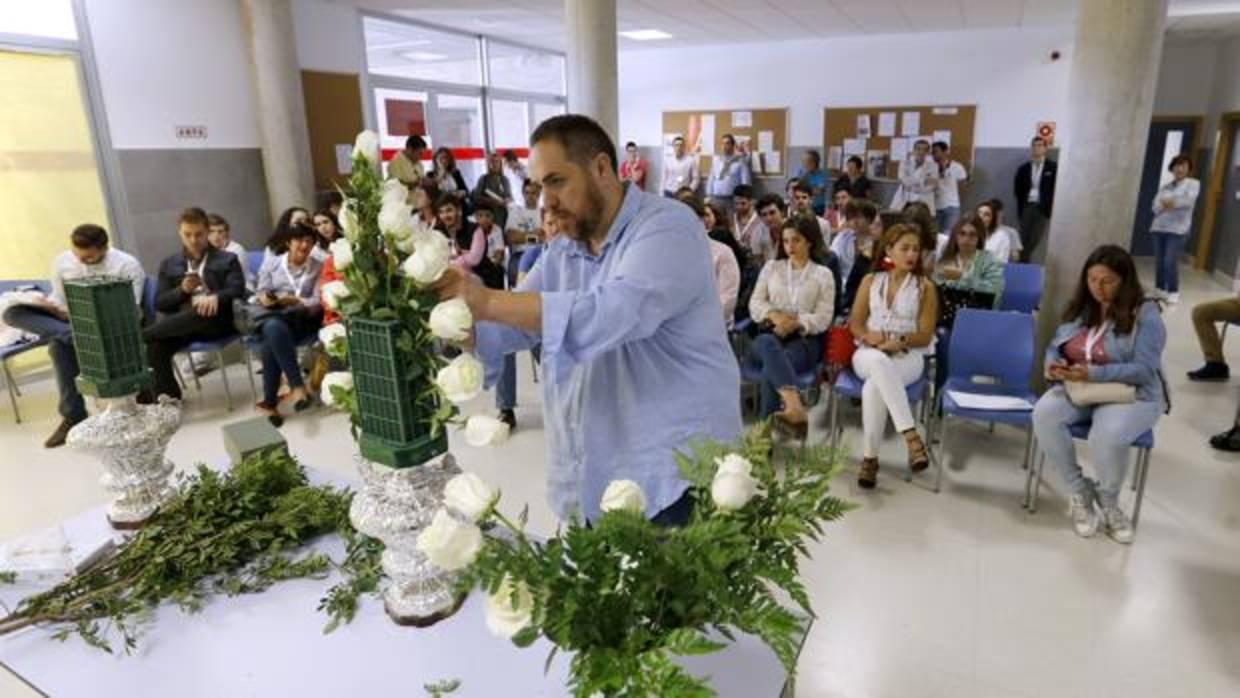 Taller de exorno floral impartido por Rafael Barón