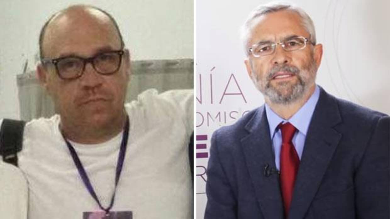 Los secretarios generales dimitidos de Podemos en Mijas, José Victoria y en Benalmádena, Félix Gil