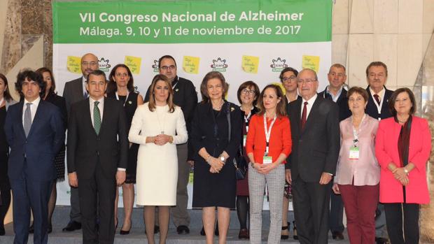 Doña Sofía inaugura en Málaga el VII Congreso Nacional de Alzheimer