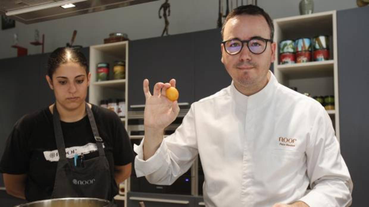 Paco Morales en la cocina de Noor