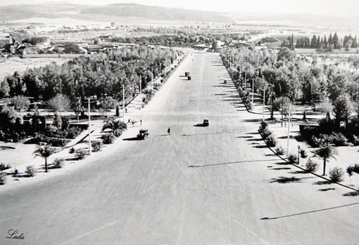 La avenida Conde de Vallellano, en 1958