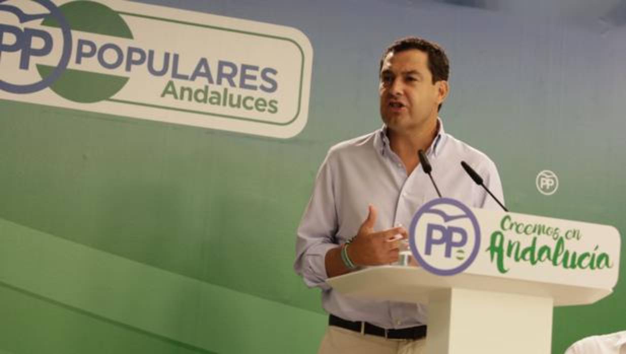 Juanma Moreno, presidente del PP andaluz