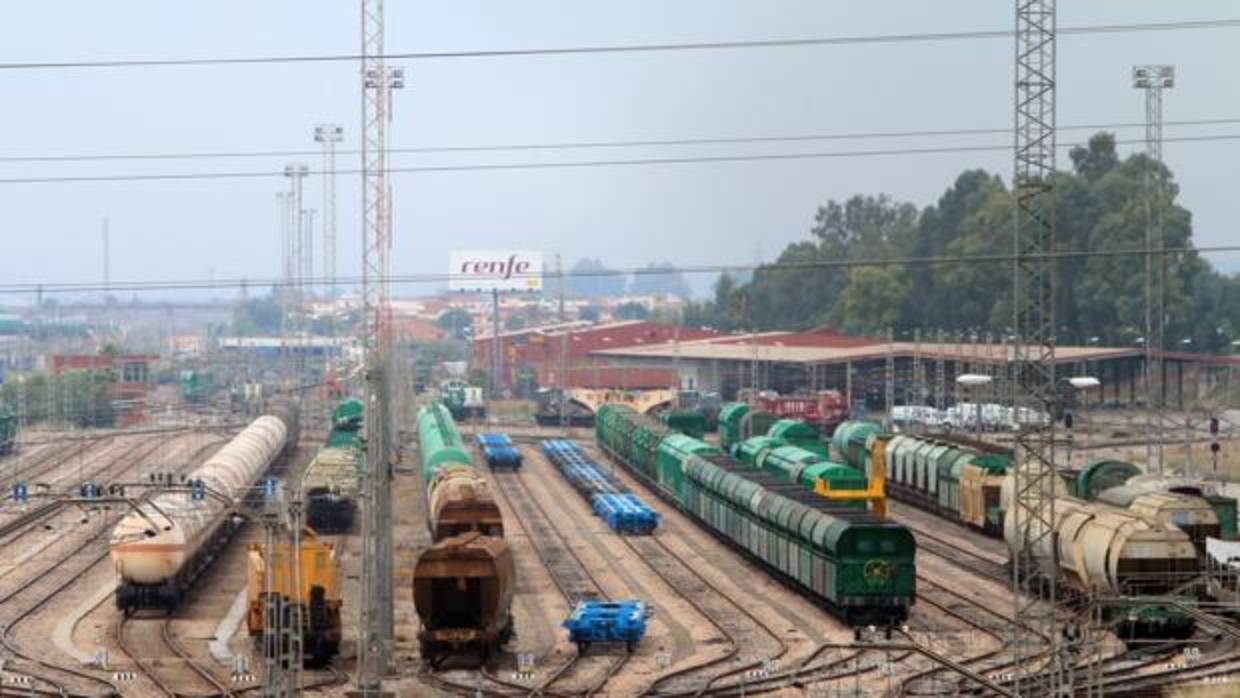 Trenes en el área de El Higuerón