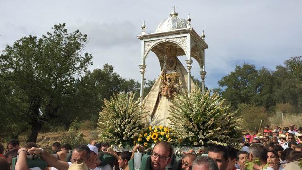 La Virgen de la Sierra saldrá en procesión para rogar lluvia