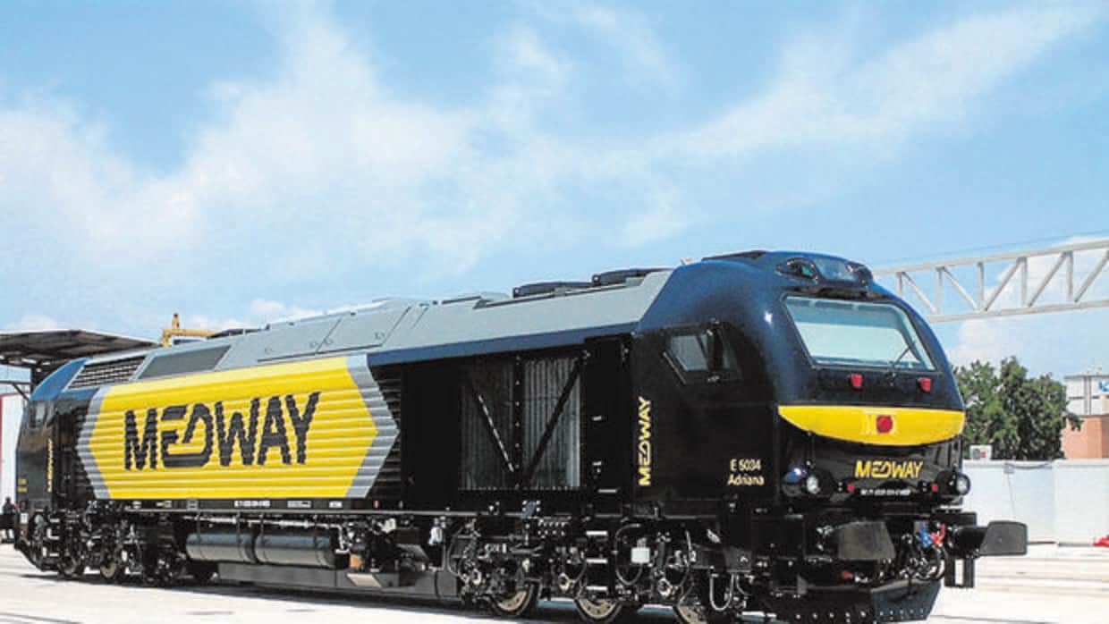 Locomotora Euro 4000 recientemente adquirida por Medway