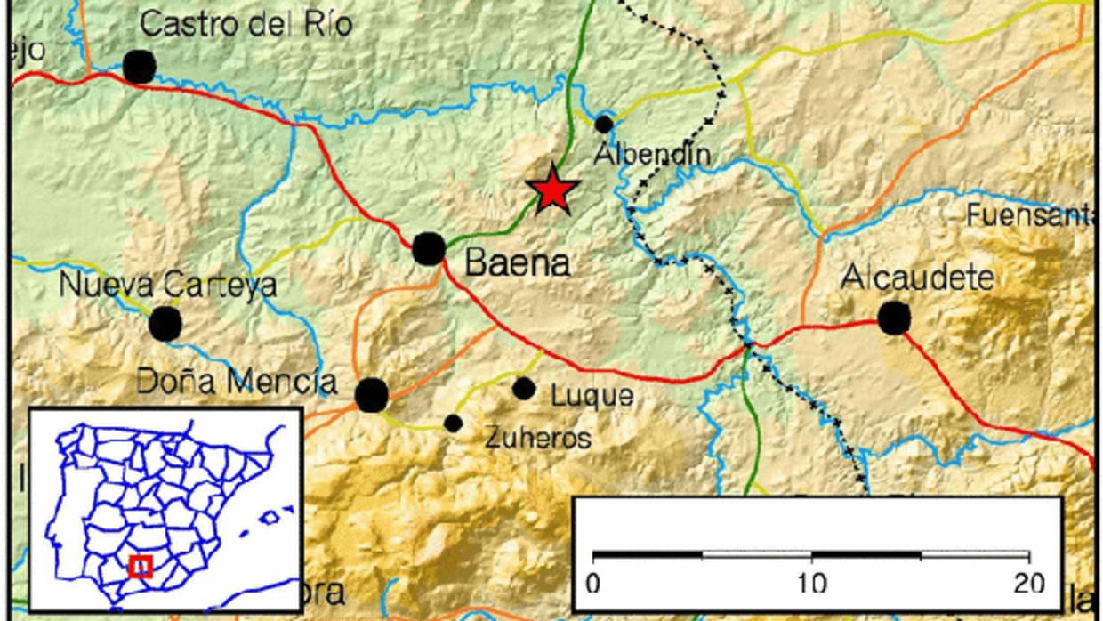 Tres terremotos leves sacuden Málaga y Córdoba
