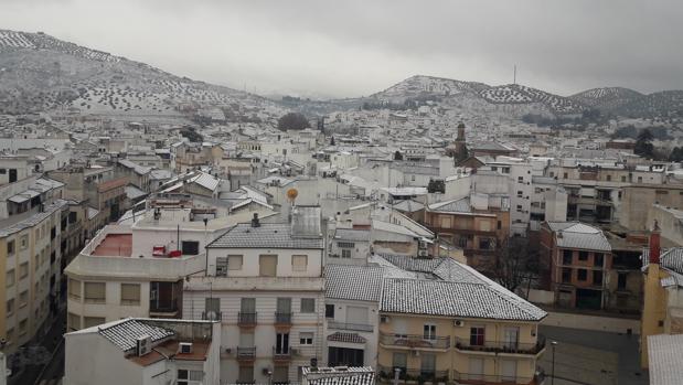 Las primeras nevadas del año de Córdoba, en vídeo