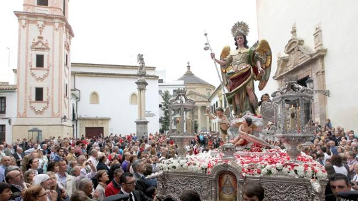 San Rafael en su última procesión