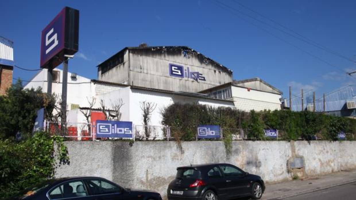 La antigua discoteca Silos después del incendio