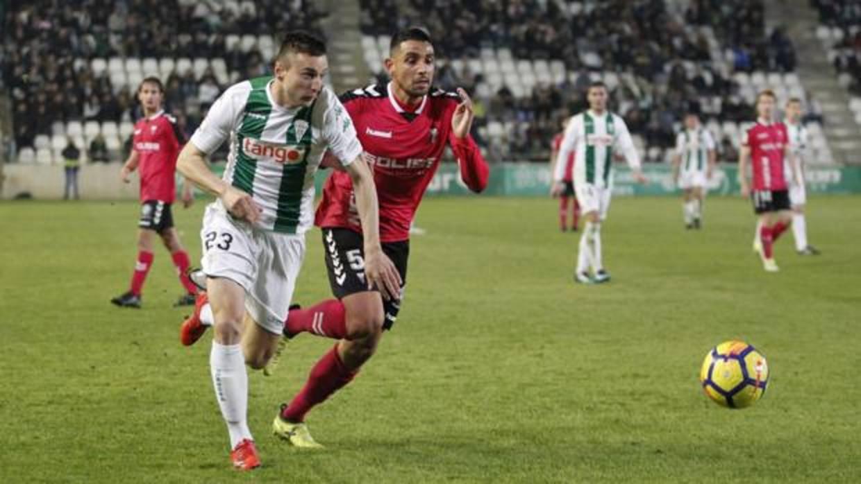 Sasa Markovic, en el partido ante el Albacete, último que jugó en El Arcángel