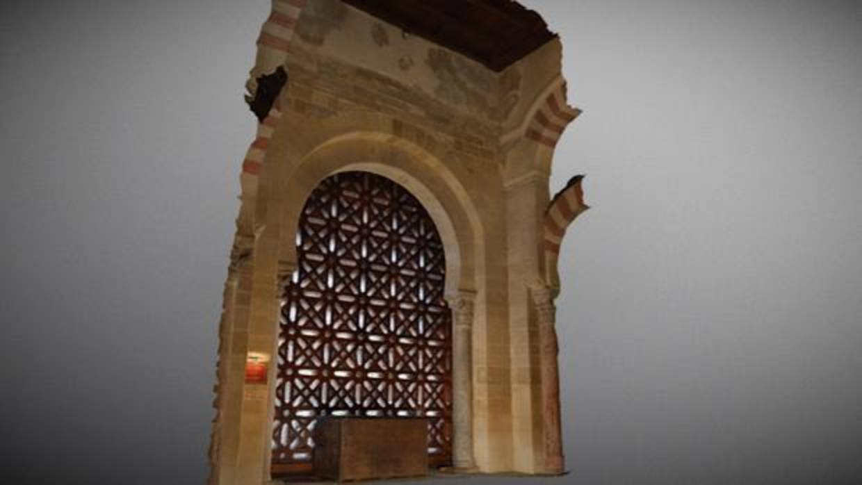 Plano en 3D de la segunda puerta de la Mezquita-Catedral de Córdoba