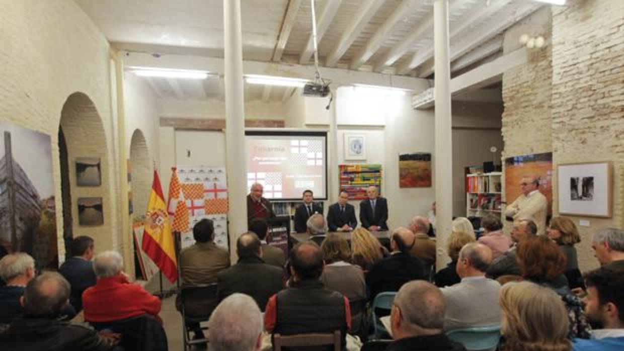 Imagen del acto de presentación de Tabarnia en Sevilla