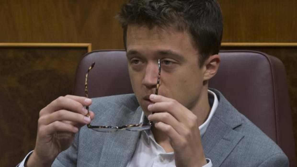 Íñigo Errejón, en el Congreso de los Diputados