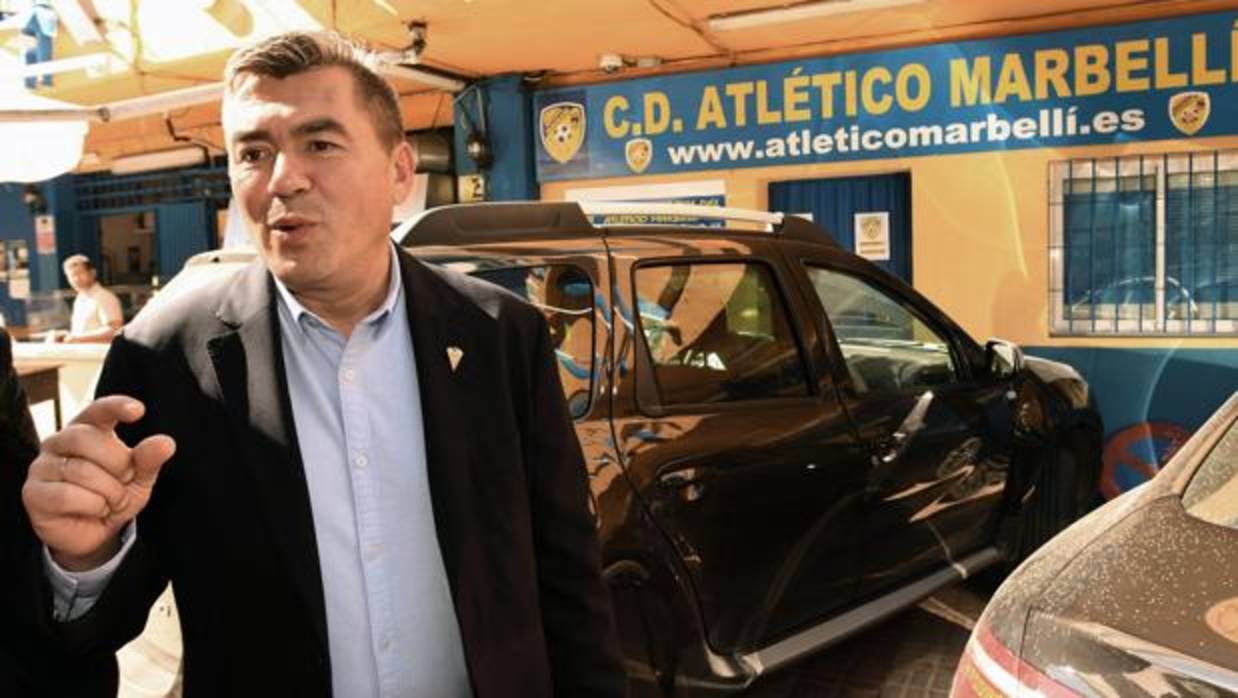 El presidente del Marbella FC Alexander Grinberg