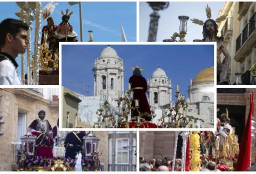 Consulta los itinerarios y horarios de la Semana Santa de Cádiz 2018