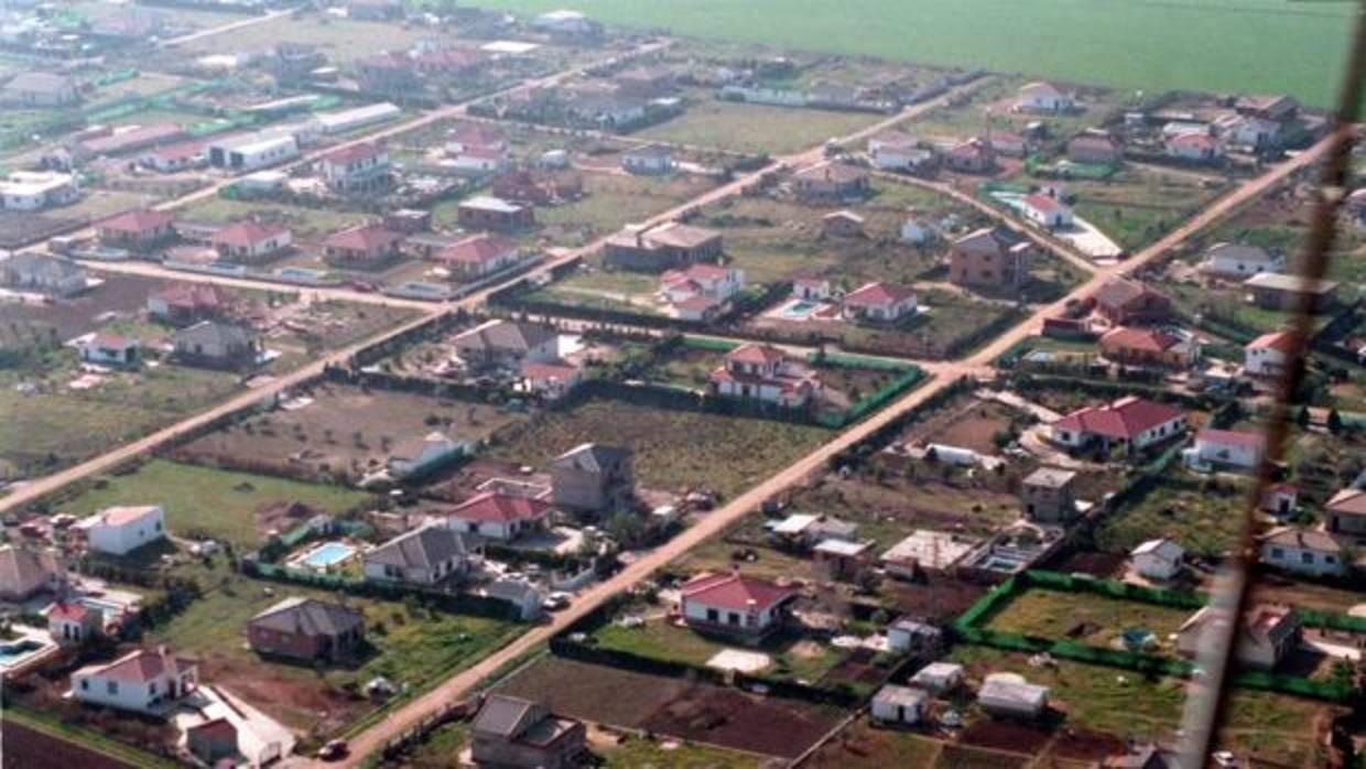 Zona de parcelas de Medina Azahara