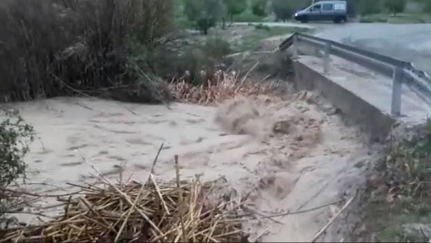 Los estragos de la lluvia en el municipio de Cabra, en Córdoba