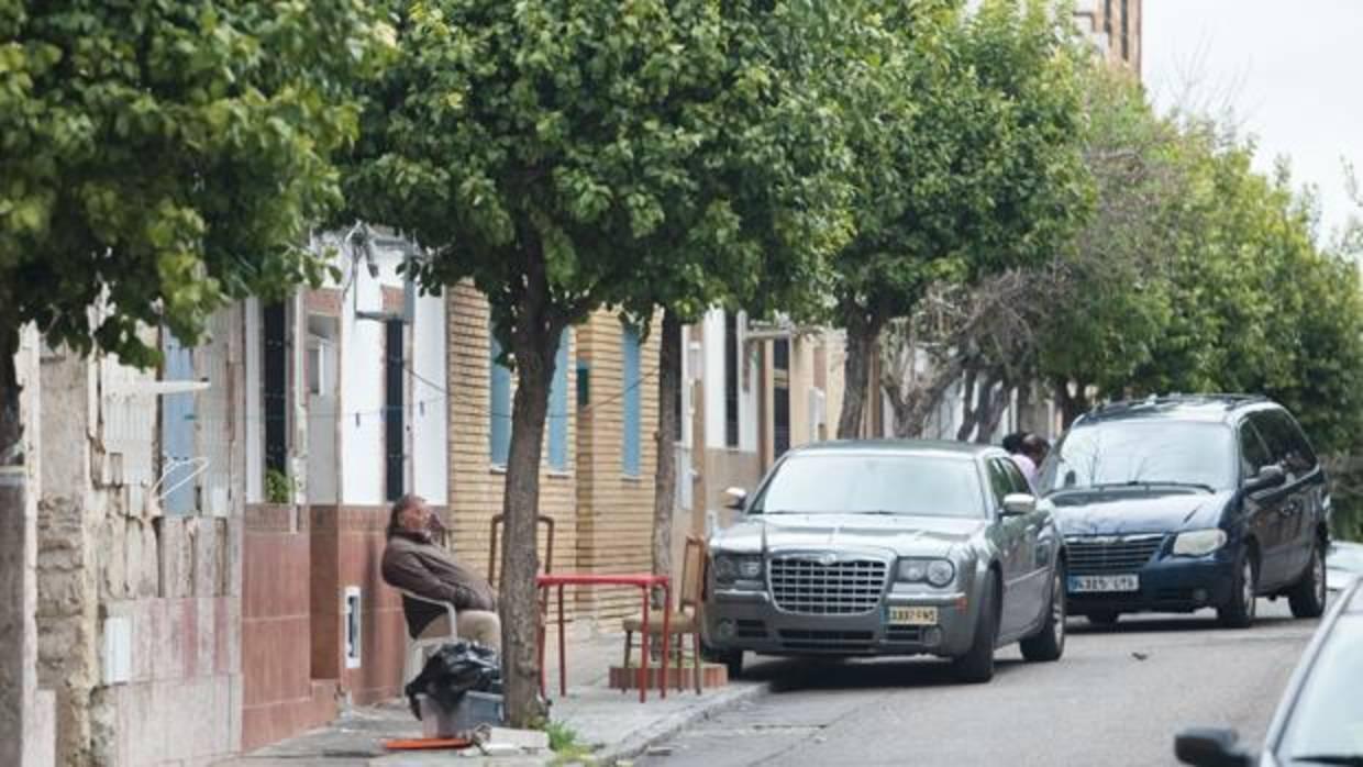 Aspecto de la calle Sanchuelo en el barrio de Fray Albino