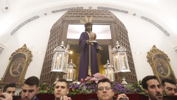 Un vía crucis piadoso para el Señor de la Humildad y Paciencia de Córdoba