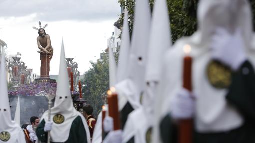 El Señor Amarrado a la columna del Domingo de Ramos de Córdoba