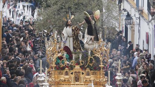 El misterio de la Oración en el Huerto en el Domingo de Ramos de Córdoba