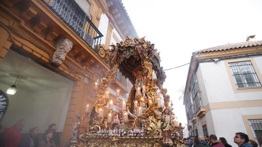 La Medre de Dios en sus Tristezas, camino de la Catedra