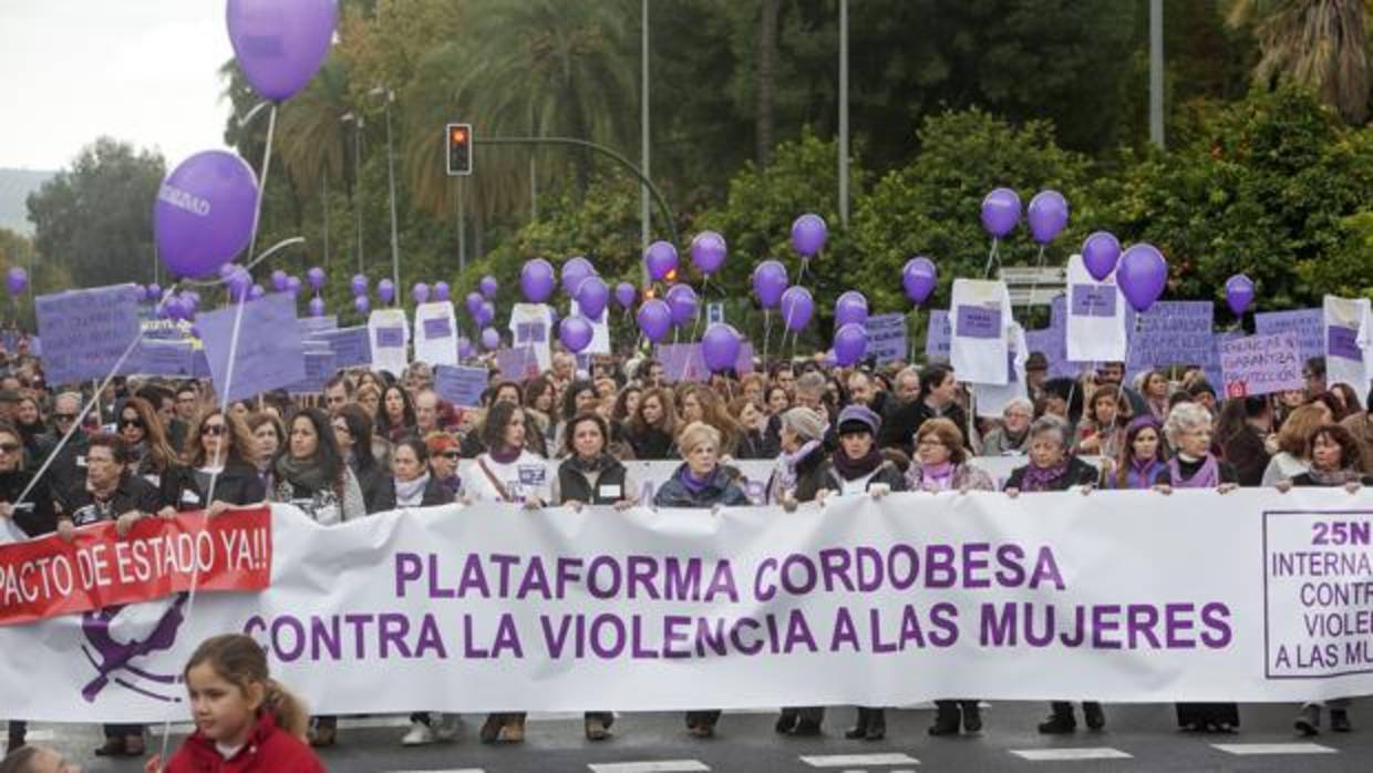 Protesta contra la violencia de género