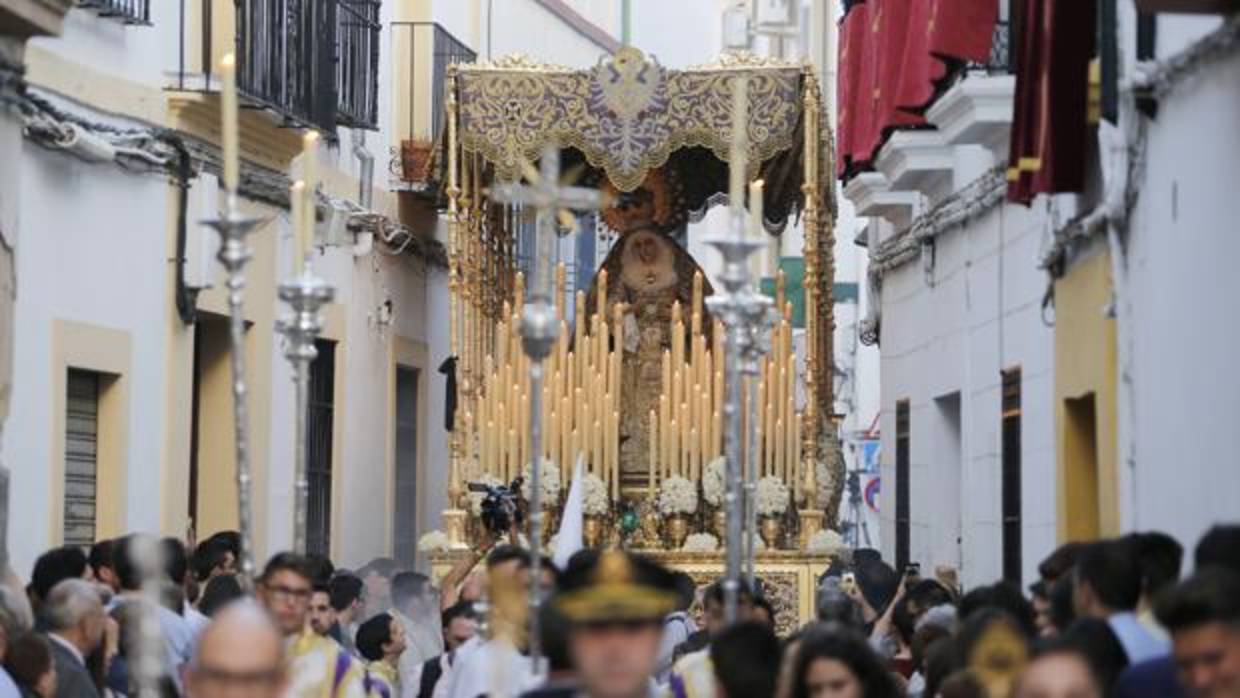 Nuestra Señora de las Lágrimas en su Desamparo, el pasado Miércoles Santo