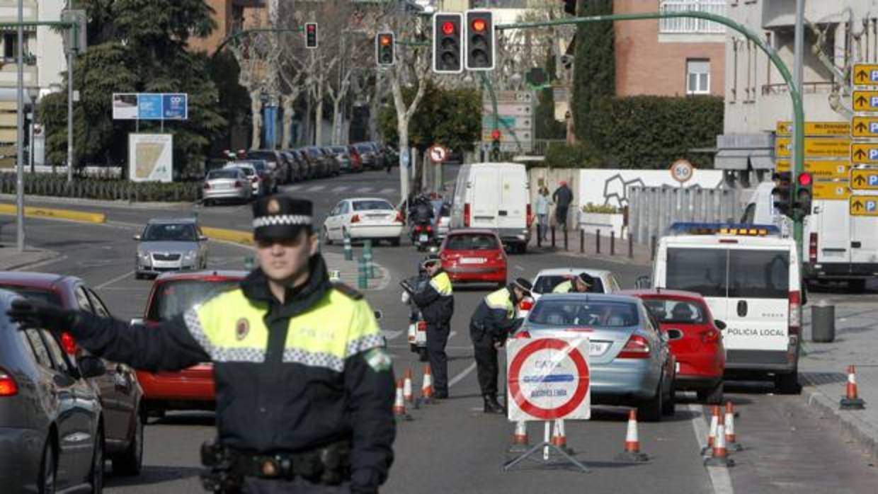 Control de la Policía Local de Córdoba