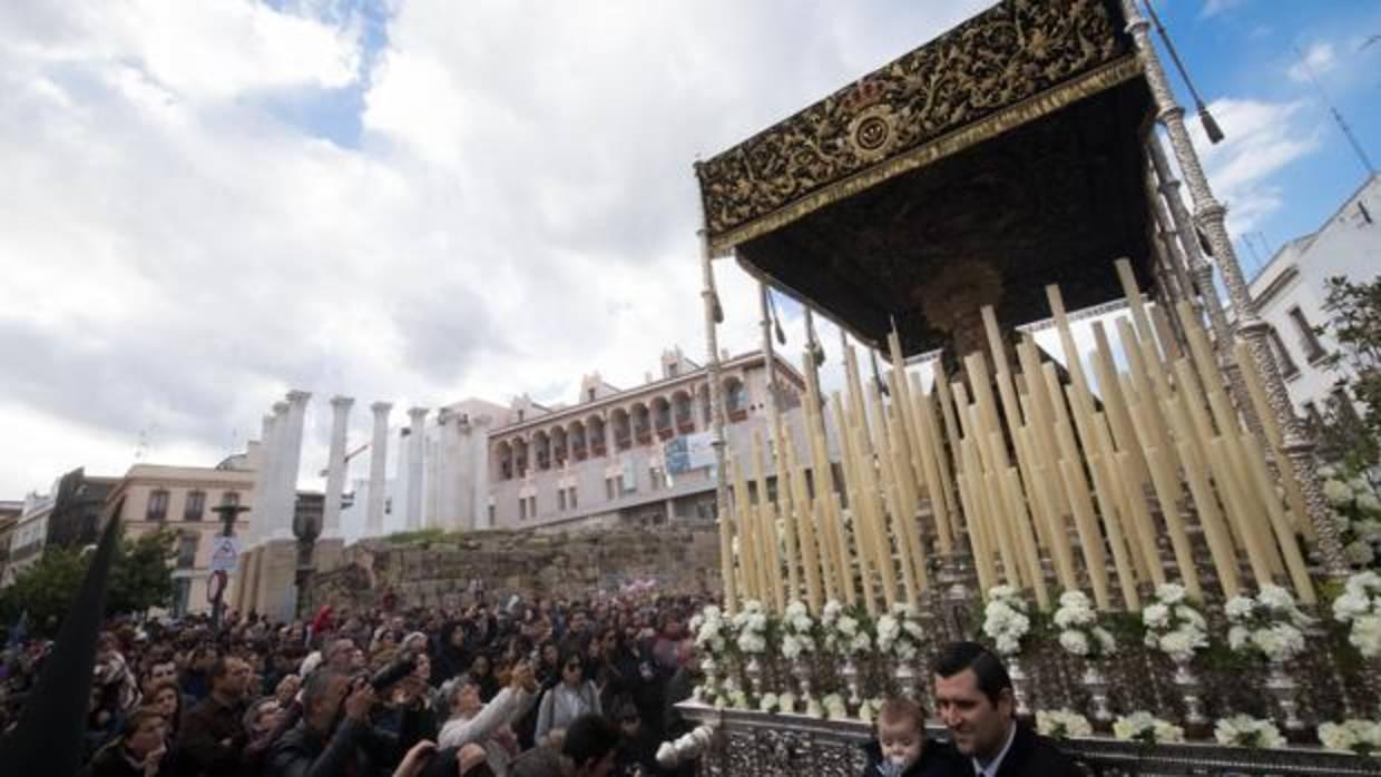 Nuestra Señora del Rosario el pasado Viernes Santo