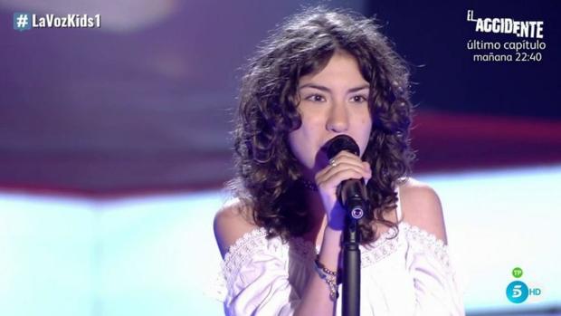 Lucía, la niña de Córdoba que triunfa La Voz Kids de Telecinco emulando a Amy Winehouse