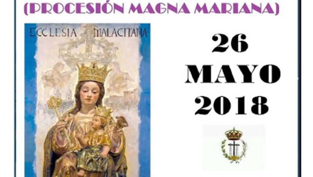 Cartel de la excursión a la Magna Mariana de Málaga