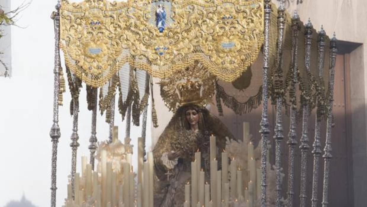 La Virgen de la Alegría el pasado Domingo de Resurrección