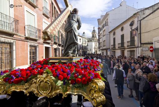 El Nazareno de Priego en el traslado del pasado domingo